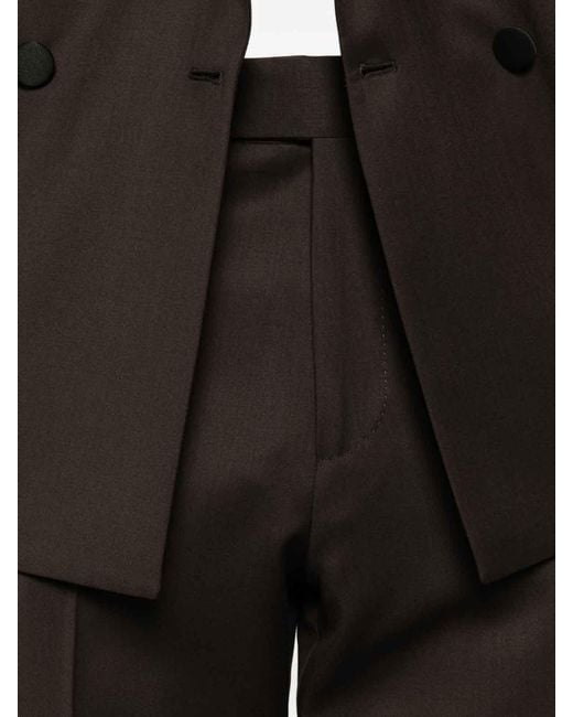 Lardini Brown Double-Breasted Suit for men