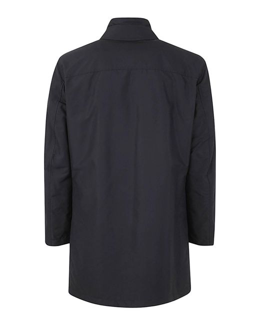 Fay Blue Easy Morning Double Breasted Coat for men
