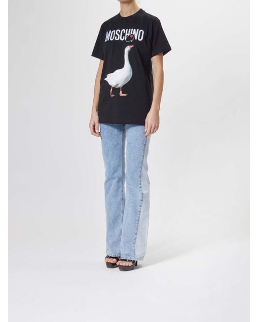 Moschino Black Tshirt Ooc Luisa