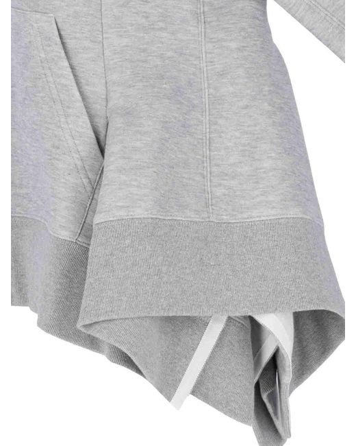 Sacai Gray Sweatshirt