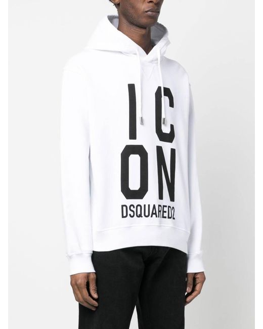DSquared² White Hoodie S79Gu0108-S25516 for men