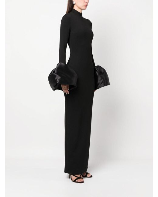 Solace London Black Viviana Maxi Dress