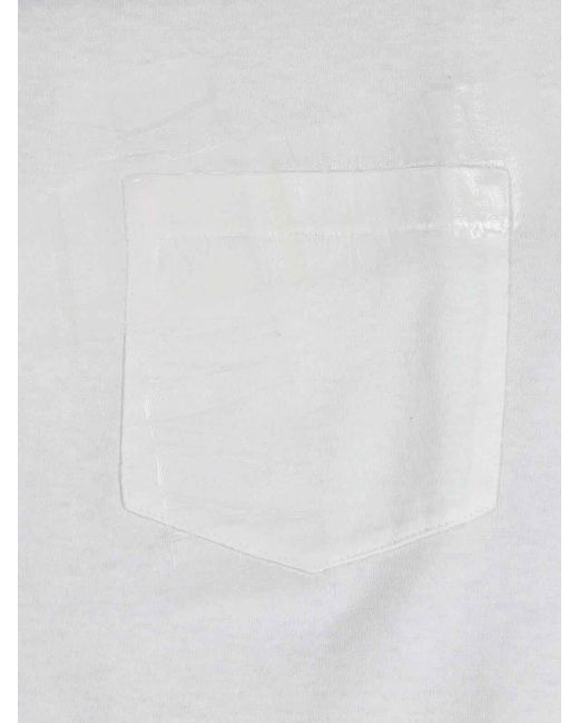 Maison Margiela White Cotton T-Shirt for men