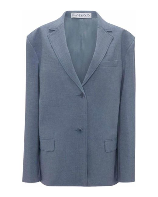J.W. Anderson Blue Single-Breasted Jacket