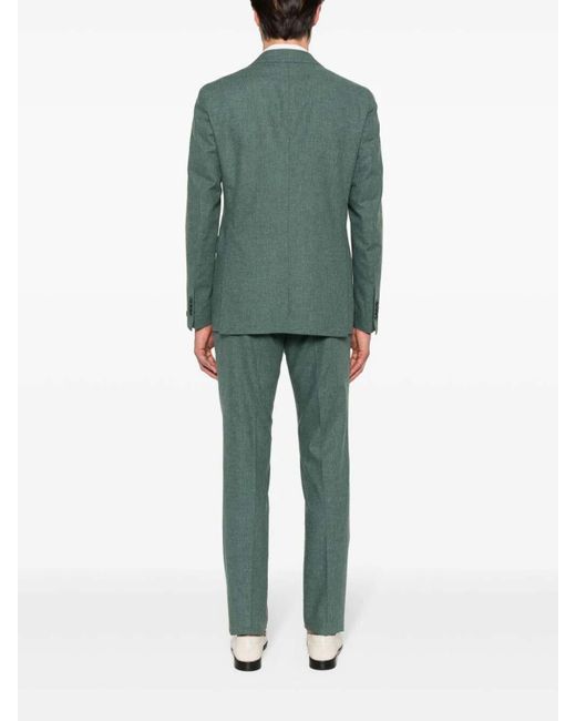 Tagliatore Green Wool Suit for men