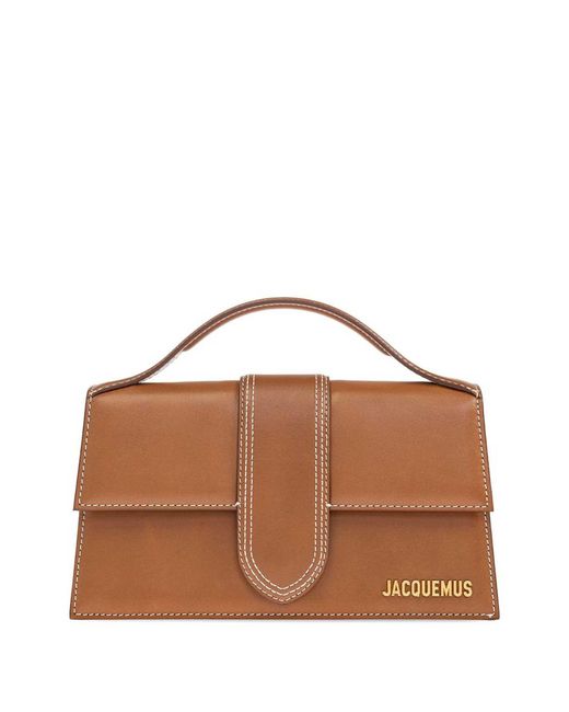 Jacquemus White Le Grand Bambino Leather Handbag