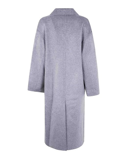 Loulou de Saison Blue Borneo Lds Long Coat