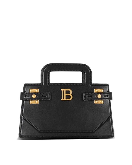 Balmain Black B-Buzz Small Top Handle
