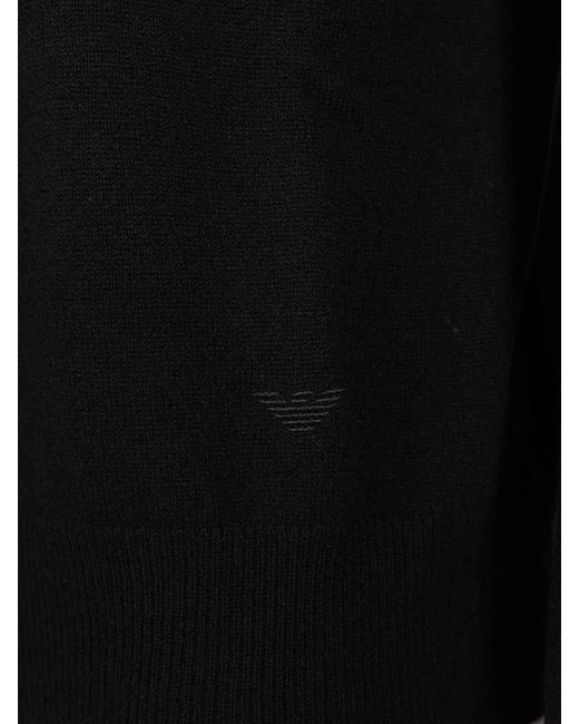 Emporio Armani Black Turtleneck Sweater