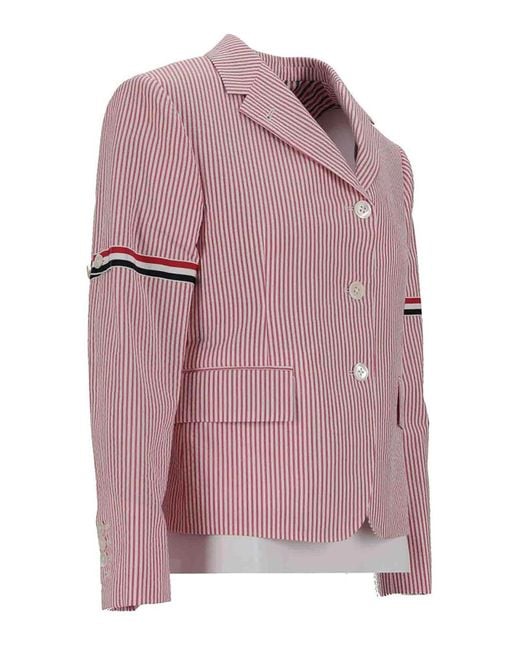 Thom Browne Pink High Break Sb Sportcoat