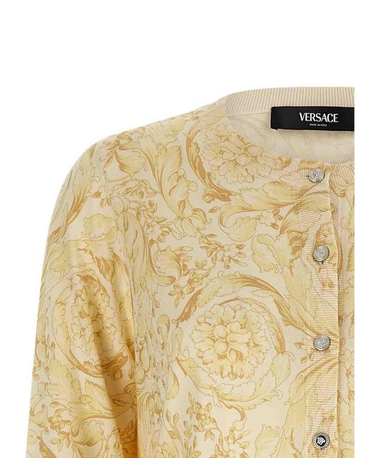 Versace Metallic Cardigan