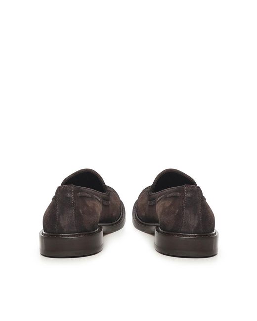 Sturlini Brown Tassel Loafers for men