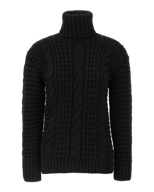 Moncler Black Turtleneck Sweater