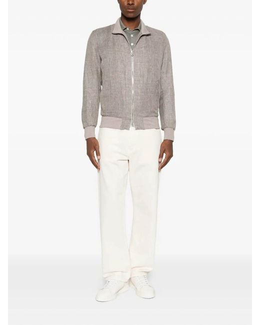 Barba Napoli White Jacket for men