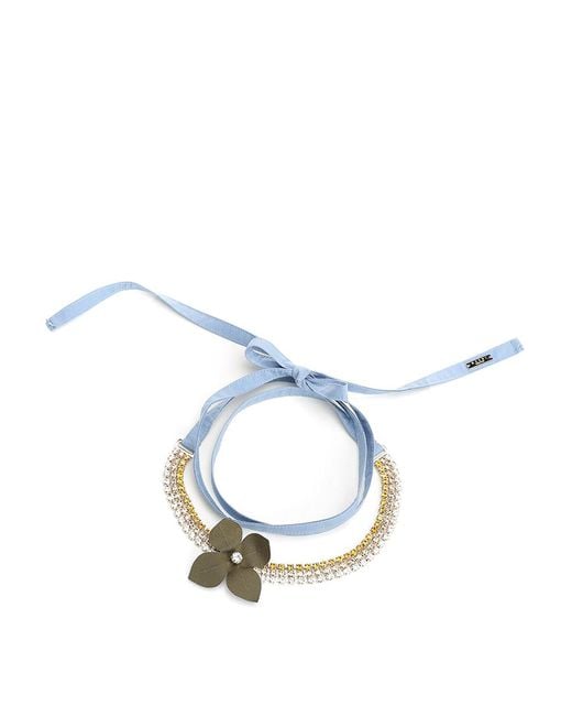 Marni Blue Flower Necklace