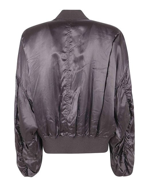 Rick Owens Gray Secchia Flightpadded Jacket