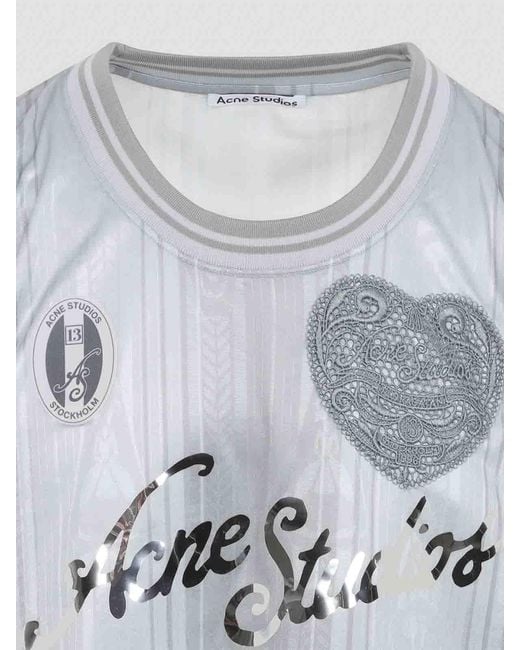 Acne Gray T-Shirt for men