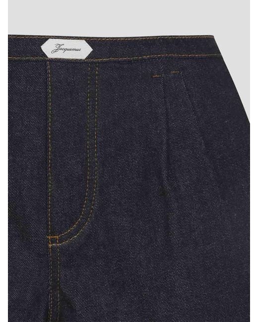 Jacquemus Blue De-Nimes Amelo Shorts
