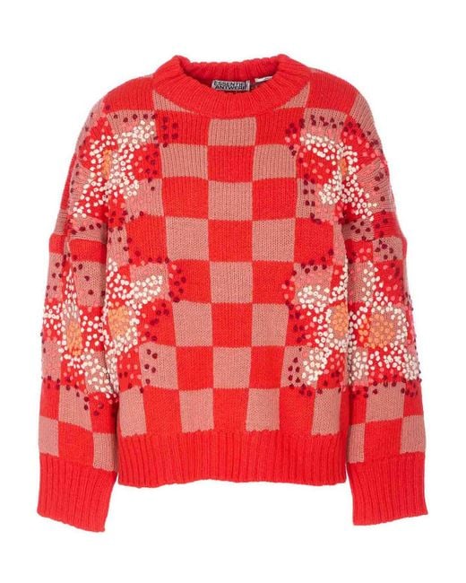 Essentiel Antwerp Red Inter Sweater
