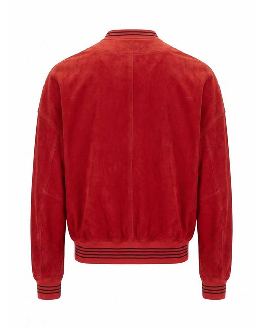 Versace Red Leather Jacket