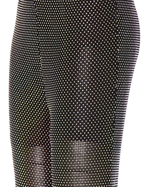 ROTATE BIRGER CHRISTENSEN Gray Stretch Fabric Pants