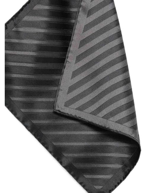 Brunello Cucinelli Gray Pocket Square Scarf for men