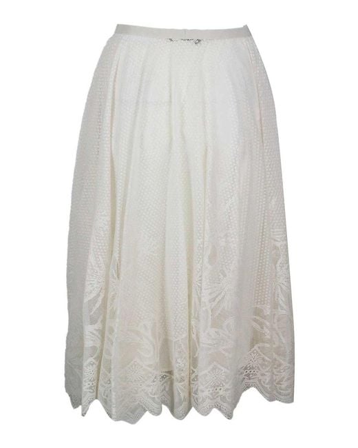 Fabiana Filippi White Skirts 68Co 32Pa