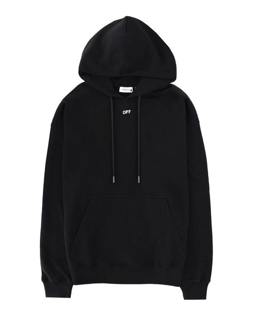 Off-White c/o Virgil Abloh Black 3D Spray Arrow Skate Hoodie for men