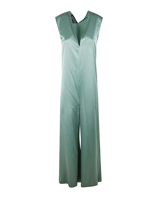 Gianluca Capannolo Green Sleeveless Jumpsuit