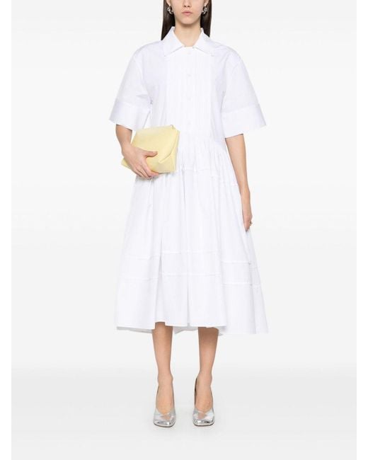 Jil Sander White Shirt Dress