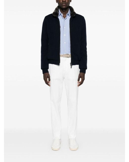 Moorer Blue 'Bellati' Padded Jacket for men