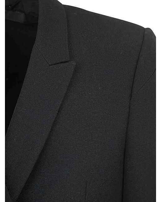 SAPIO Black Panama Long Jacket for men