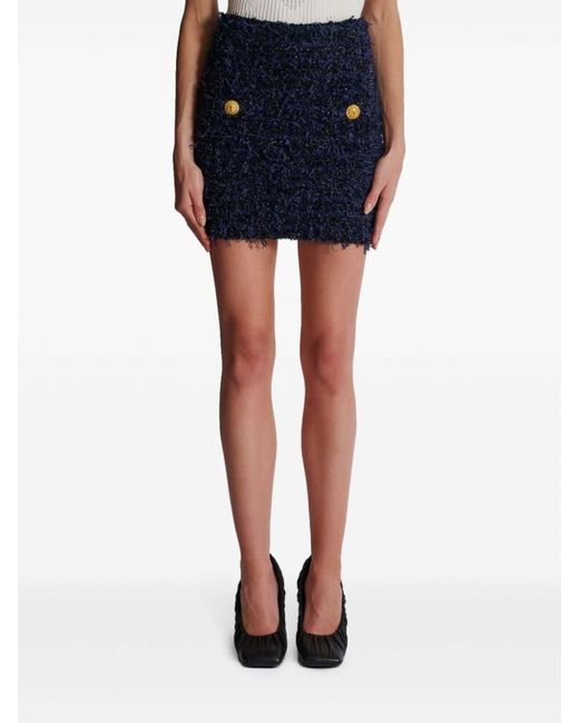 Balmain Blue Skirt
