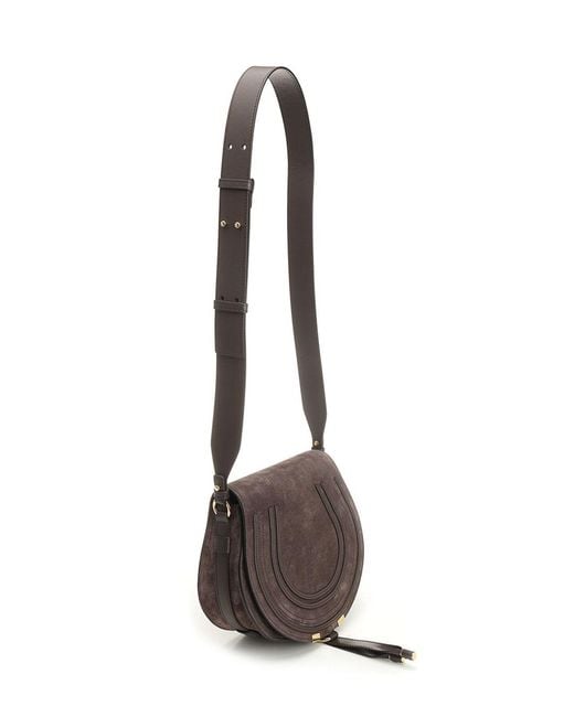 Chloé Brown Saddle Marcie Bag
