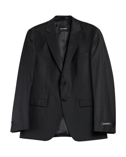 Karl Lagerfeld Black Giacca Clever for men