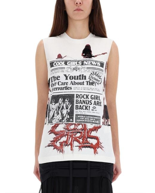 Dolce & Gabbana White Top With Print