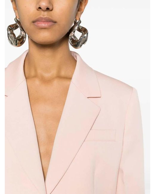 Lanvin Pink Single-breasted Tailored Jacket