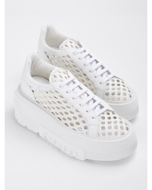 Casadei White Trainers
