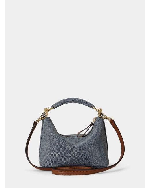 Ralph Lauren Blue Blke Mini Sh-Shoulder Bag-Small