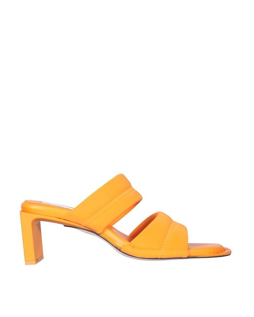 Miista Orange Yvonne Sandals