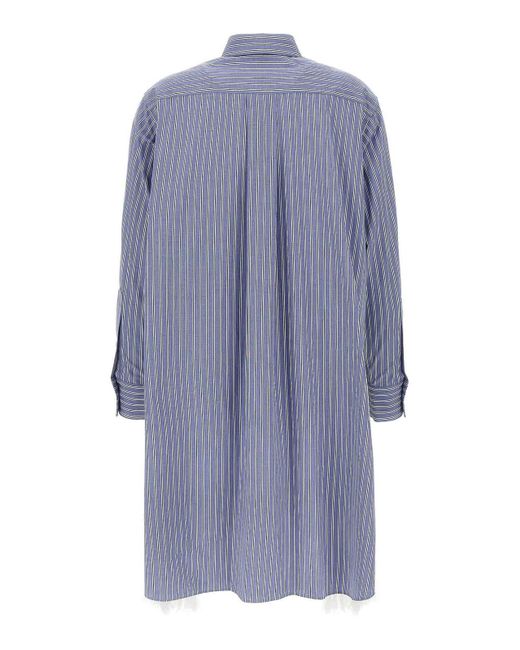 ワンピース SACAI Chemisier dress Light Blue Sacai Chemisier Dress In Blue | ModeSens