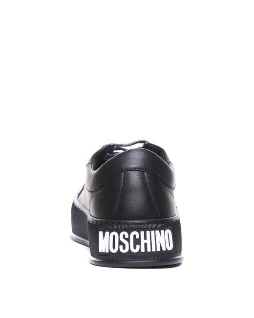 Moschino Blue Logo Sneakers for men