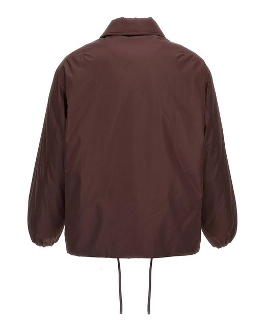 Jil Sander Brown Down Blouson 08 Jacket for men