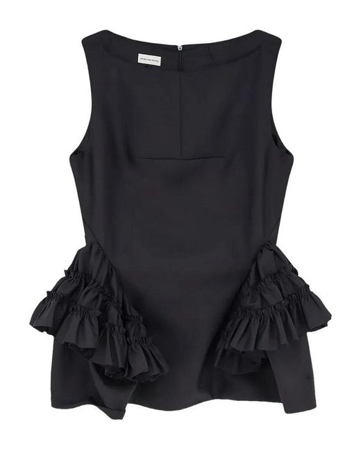 Dries Van Noten Black Casey 3305 Top
