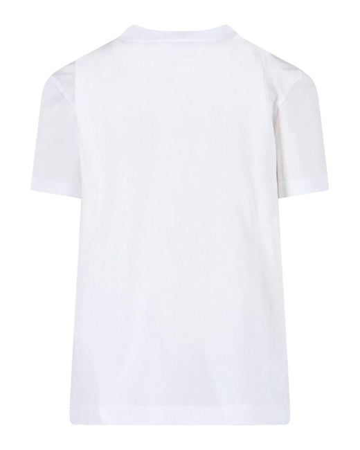 Dolce & Gabbana White T-Shirt Logo