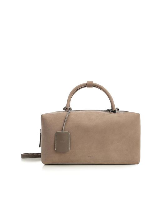 Max Mara Natural Large Satchel Bag