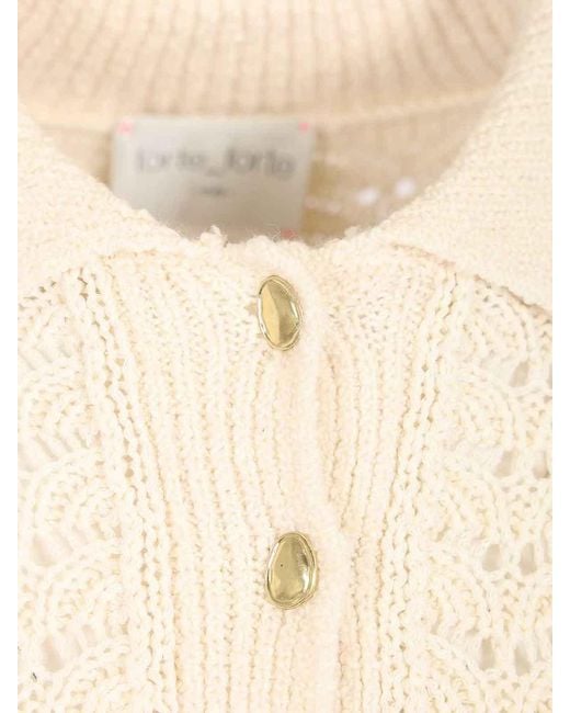 Forte_forte Natural Elegant Polo Shirt
