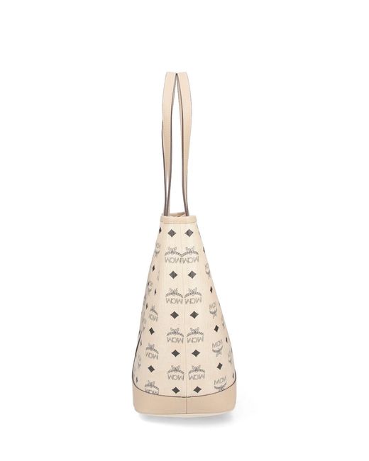 MCM Natural Liz Tote Bag
