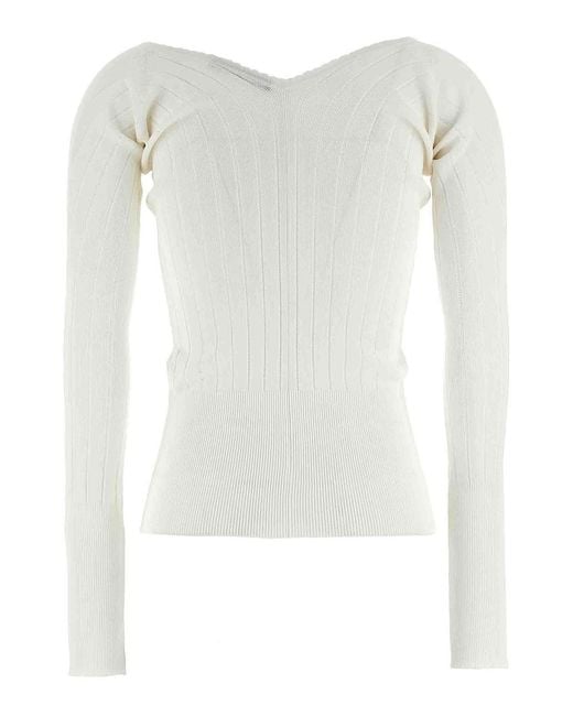 Jacquemus White Le Haut Pral Top