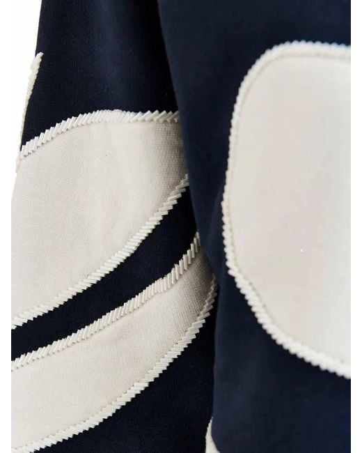 Essentiel Antwerp Blue Jalways Embroidered Sweatshirt